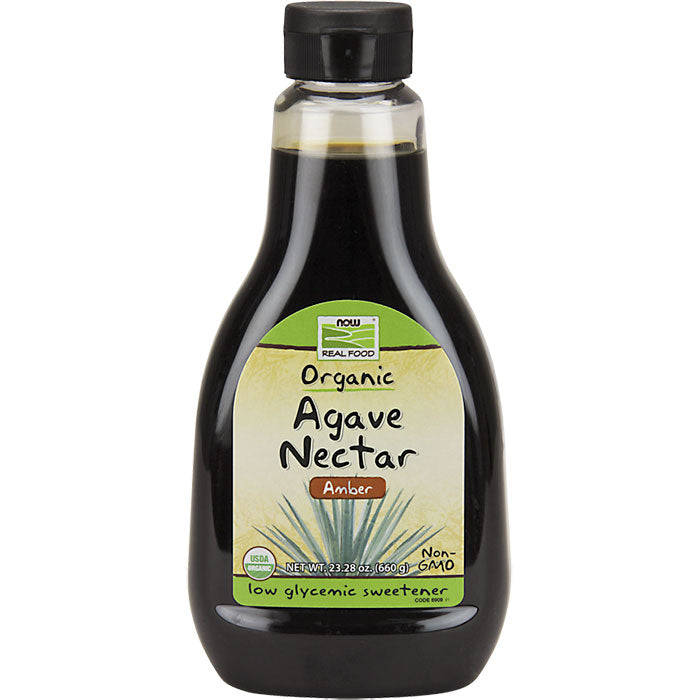 Agave Nectar - Amber, Organic, 23.28 oz, NOW Foods