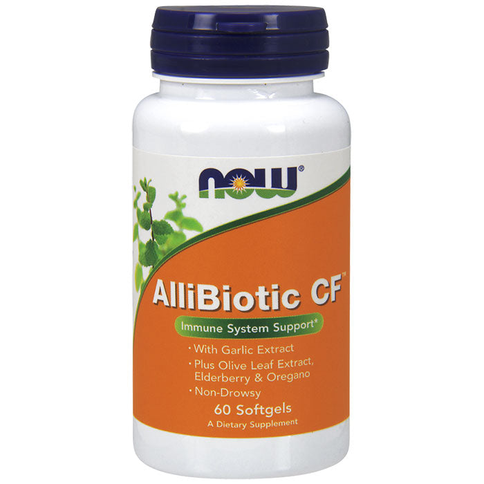 Allibiotic Non-Drowsy CF, 60 Softgels, NOW Foods