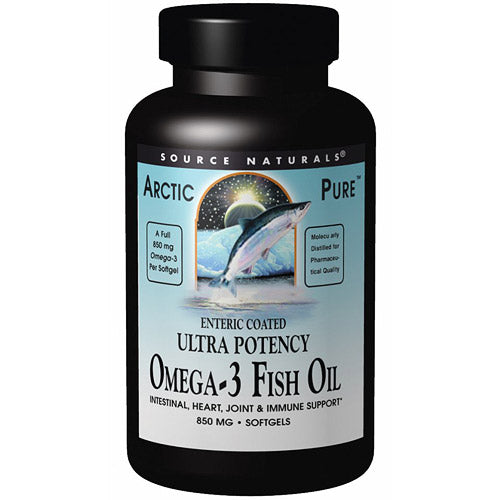 ArcticPure Ultra Fish Oil Enteric-Coated, 30 Softgels, Source Naturals