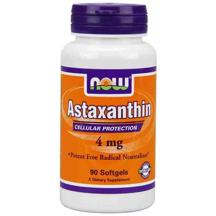 Astaxanthin 4 mg, 90 Softgels, NOW Foods