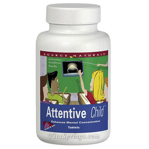 Attentive Child Tabs 30 tablets from Source Naturals