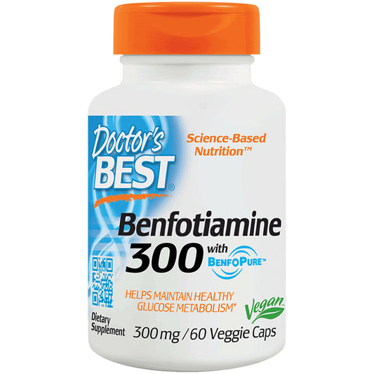 Benfotiamine 300 mg, 60 Veggie Capsules, Doctor's Best