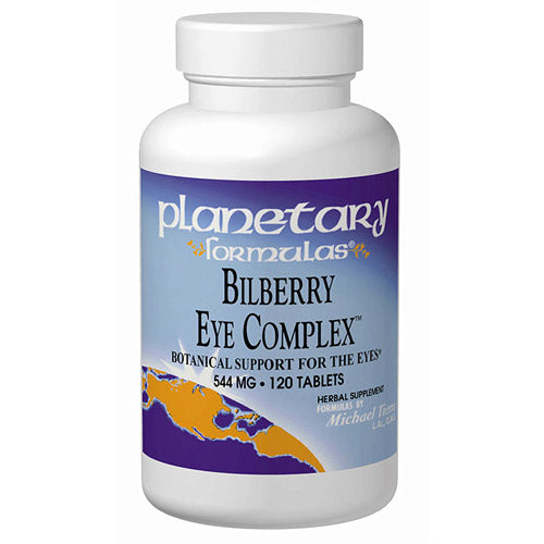 Bilberry Eye Complex 120 tabs, Planetary Herbals