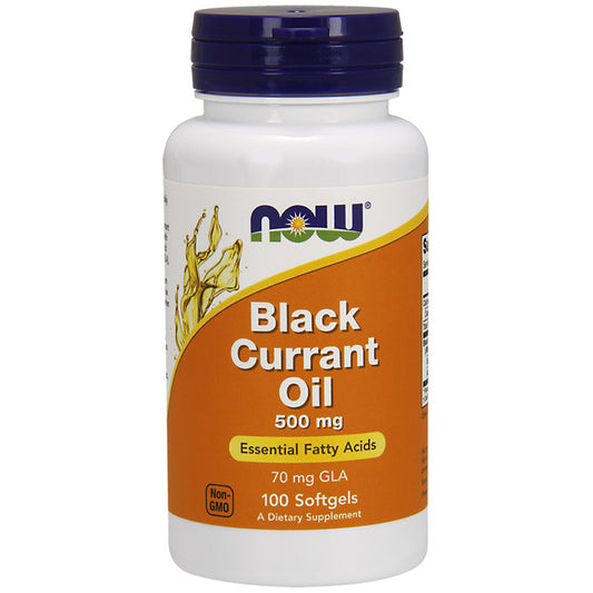 Black Currant Oil 500mg 100 Softgels, NOW Foods