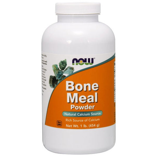 Bone Meal Powder 16 oz, NOW Foods