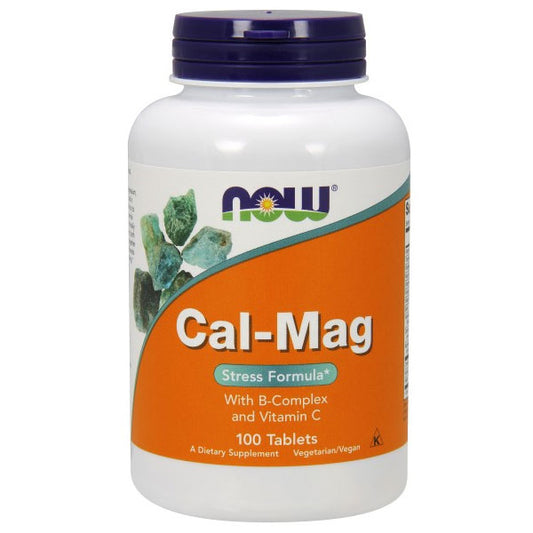 Cal-Mag Stress Formula, 100 Tablets, NOW Foods