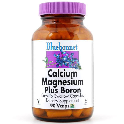 Calcium Magnesium Plus Boron, 180 Vcaps, Bluebonnet Nutrition
