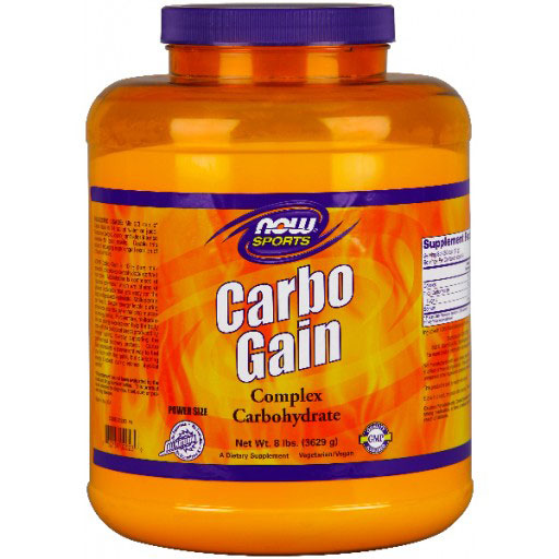 Carbo Gain Powder, Value Size, 8 lb, NOW Foods