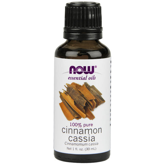Cinnamon Cassia Oil, Pure Essential Oil, 1 oz, NOW Foods