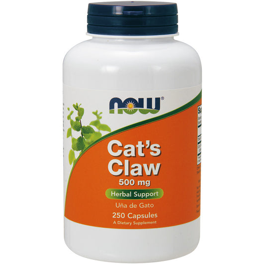 Cat's Claw 500 mg, Value Size, 250 Capsules, NOW Foods