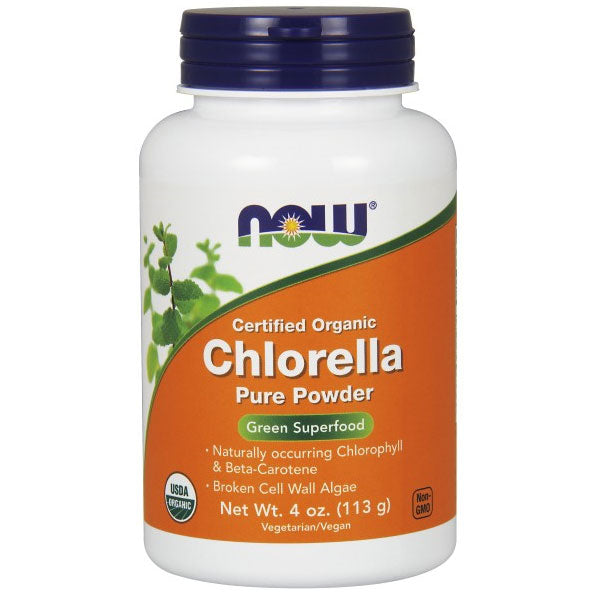 Chlorella Pure Powder 4 oz, NOW Foods