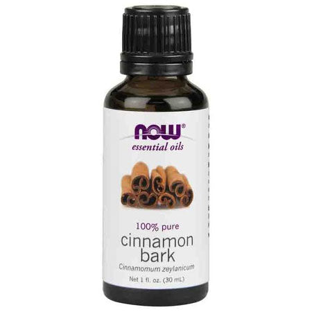 Cinnamon Bark Oil, Pure Essential Oil 1 oz, NOW Foods