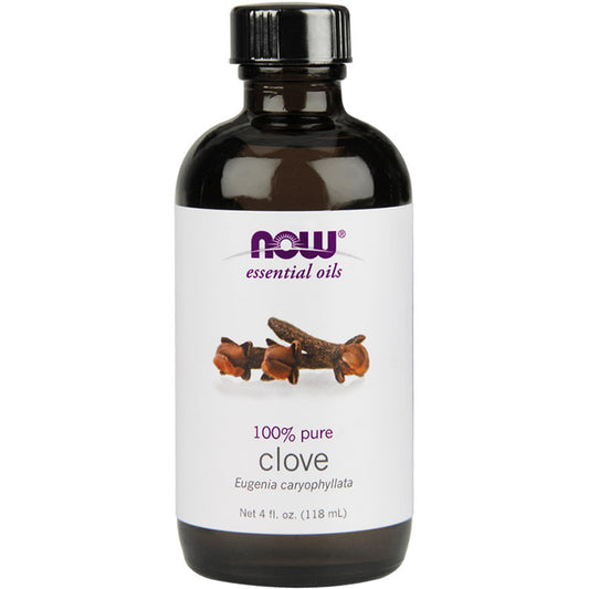 Clove Oil, Pure Essential Oil 4 oz, NOW Foods