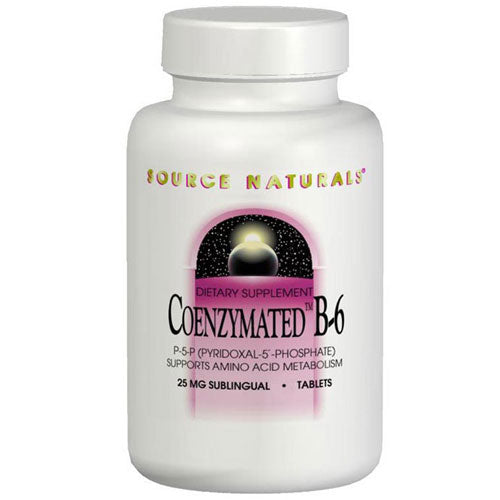 Coenzymated B-6 300mg, 60 Tablets, Source Naturals