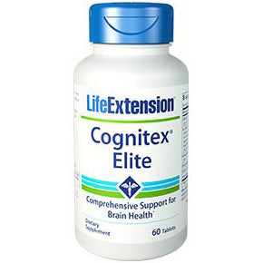 Cognitex Elite, Comprehensive Brain Health Support, 60 Tablets, Life Extension