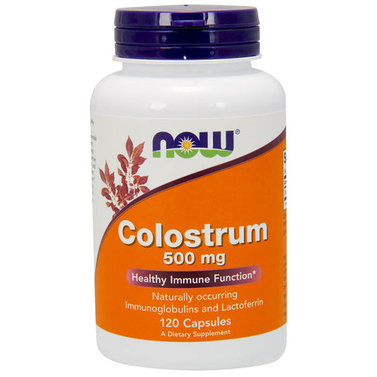 Colostrum 500 mg, 120 Capsules, NOW Foods