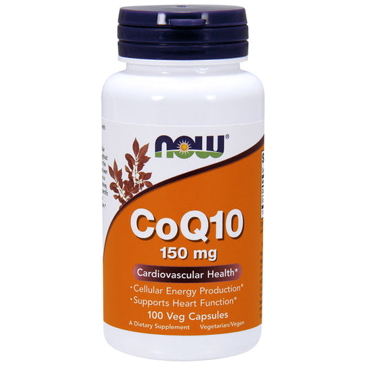 Coq10 150 mg, Coenzyme Q10, 100 Vcaps, NOW Foods