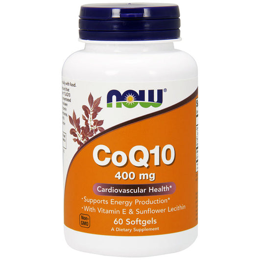 Coq10 400 mg High Potency, 60 Softgels, NOW Foods