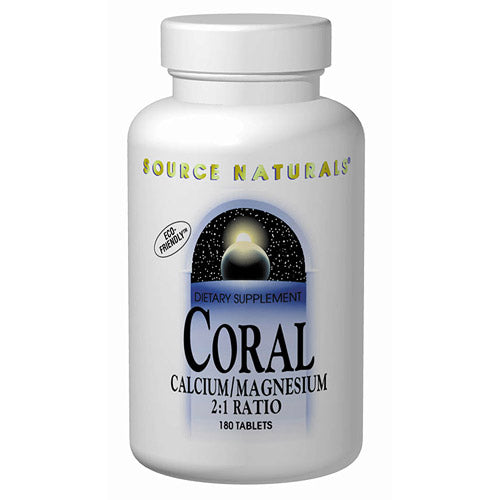 Coral Calcium / Magnesium 400/200mg 90 tabs from Source Naturals