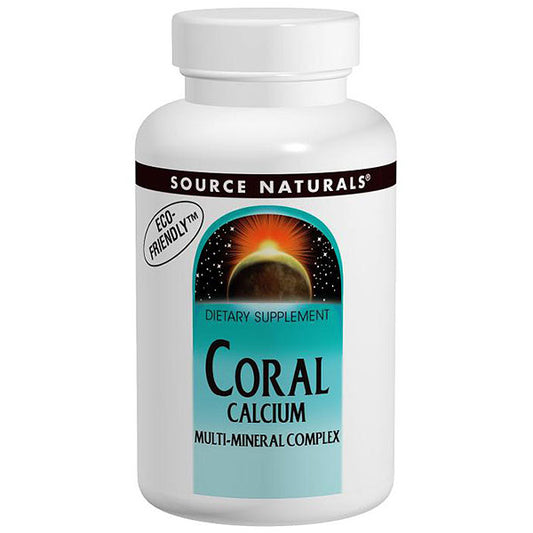 Coral Calcium Multi-Mineral Complex, Value Size, 240 Tablets, Source Naturals