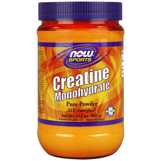 Creatine Monohydrate Pure Powder, 21.2 oz, NOW Foods