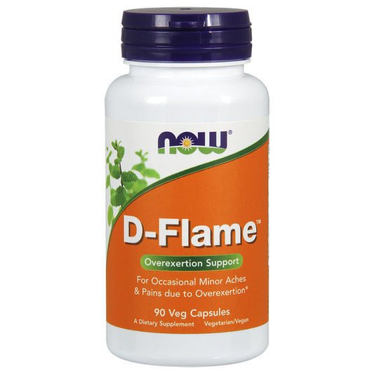 D-Flame, Overexertion Support, 90 Veg Capsules, NOW Foods