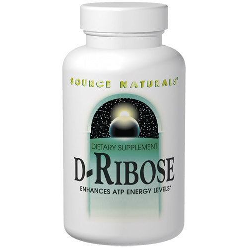 D-Ribose 1000 mg Tabs, 120 Tablets, Source Naturals