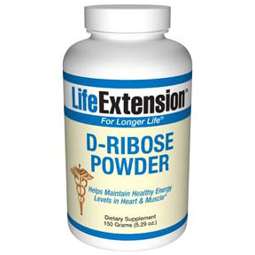 D-Ribose Powder, 150 g, Life Extension