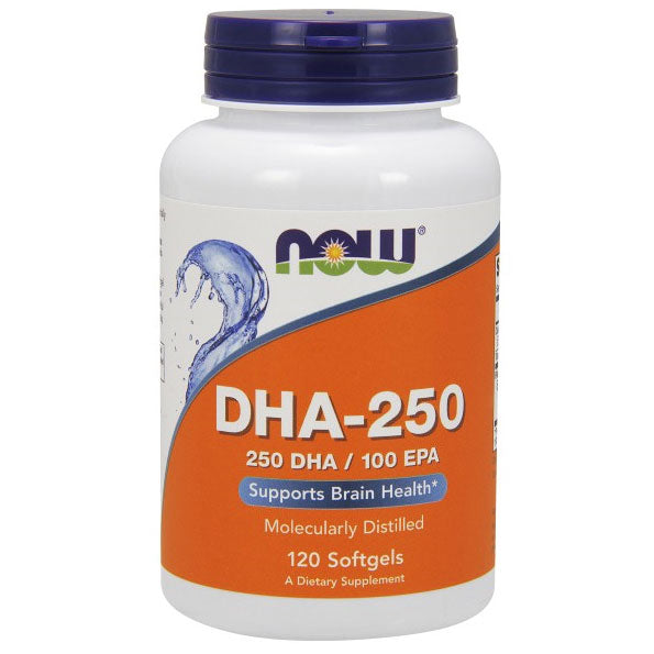 DHA 250, 120 Softgels, NOW Foods