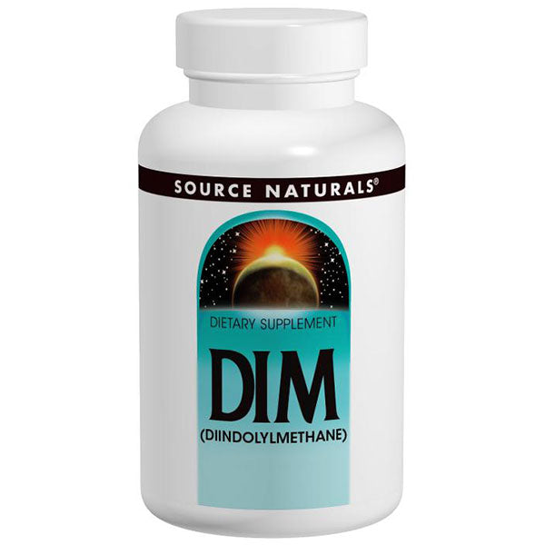 DIM 200 mg with BioPerine, 60 Tablets, Source Naturals