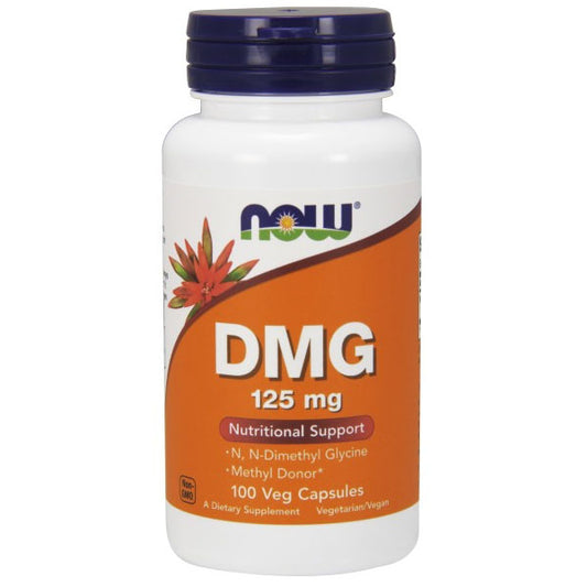 DMG Dimethylglycine 125mg 100 Caps, NOW Foods