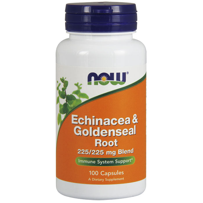 Echinacea & Goldenseal Root, 100 Capsules, NOW Foods