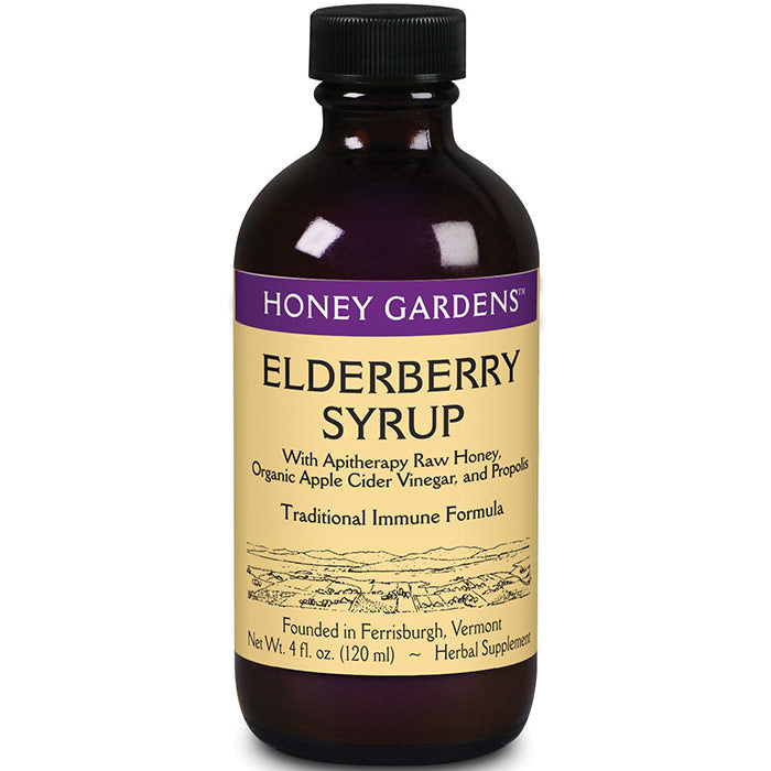 Elderberry Syrup, Value Size, 8 oz, Honey Gardens