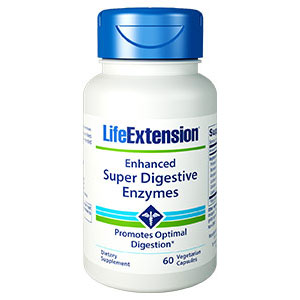 Enhanced Super Digestive Enzymes, 60 Vegetarian Capsules, Life Extension