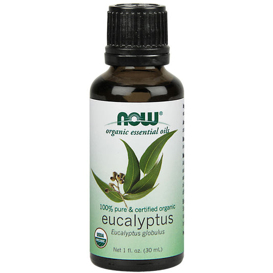 Eucalyptus Oil 1 oz, Organic Essential Oil, NOW Foods