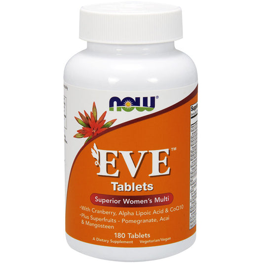 Eve Women's Multiple Vitamin, Value Size, 180 Tablets, NOW Foods