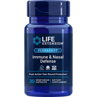 FLORASSIST Immune & Nasal Defense, 30 Vegetarian Capsules, Life Extension