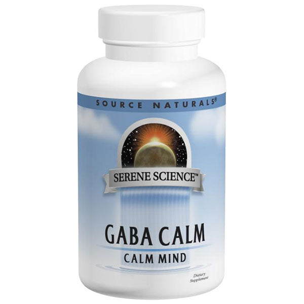 GABA Calm Sublingual, Peppermint Flavor, 30 Lozenges, Source Naturals