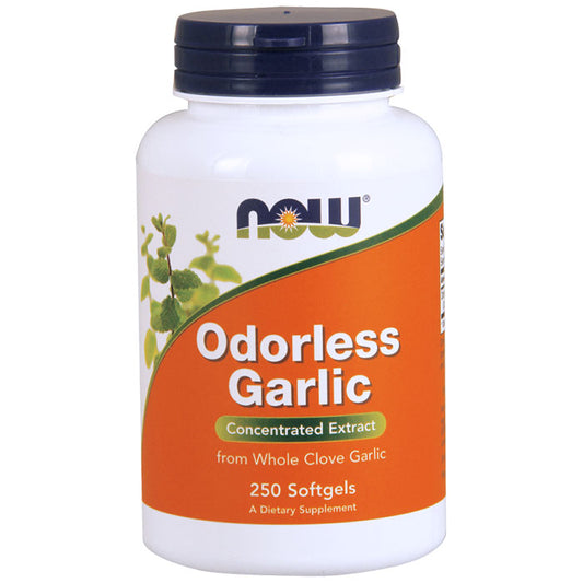 Garlic Odorless, Value Size, 250 Softgels, NOW Foods