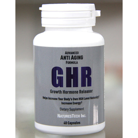 GHR Advanced Anti Aging Formula, 40 Capsules, NaturesTech Inc
