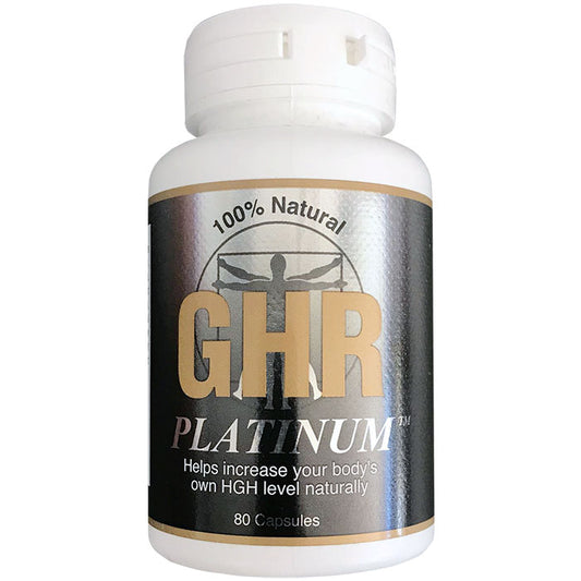 GHR Platinum, All Natural Anti-Aging Formula, 80 Capsules, NaturesTech Inc