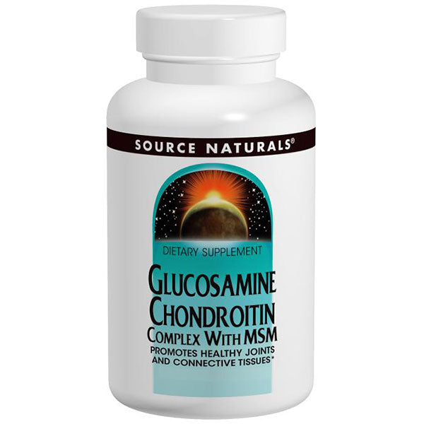 Glucosamine Chondroitin w/MSM 500/400/267mg 240 tabs from Source Naturals