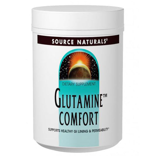 Glutamine Comfort Powder, Supports Healthy GI Lining & Permeability, 4 oz, Source Naturals