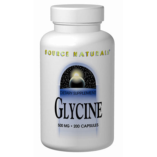 Glycine 500mg 200 caps from Source Naturals