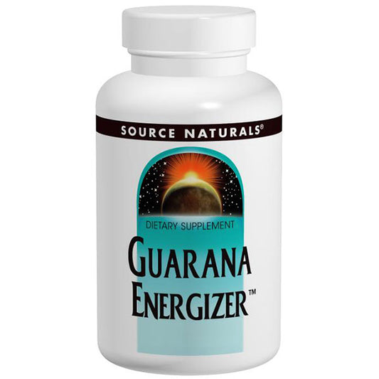 Guarana Energizer (Guarana Seed Extract) 900mg 100 tabs from Source Naturals
