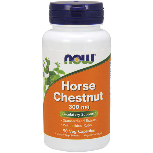 Horse Chestnut 300 mg, Standardized Extract, 90 Veg Capsules, NOW Foods