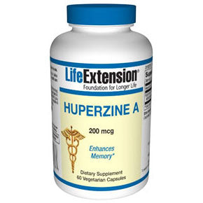 Huperzine A, 200 mcg, 60 Vegetarian Capsules, Life Extension