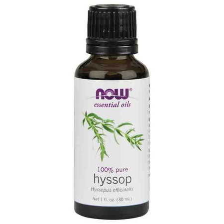 Hyssop Oil, Pure Essential Oil 1 oz, NOW Foods