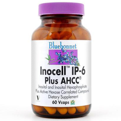 Inocell IP-6 Plus AHCC, 60 Vcaps, Bluebonnet Nutrition