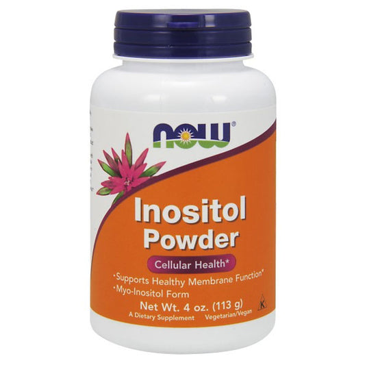 Inositol Powder Vegetarian 4 oz, NOW Foods